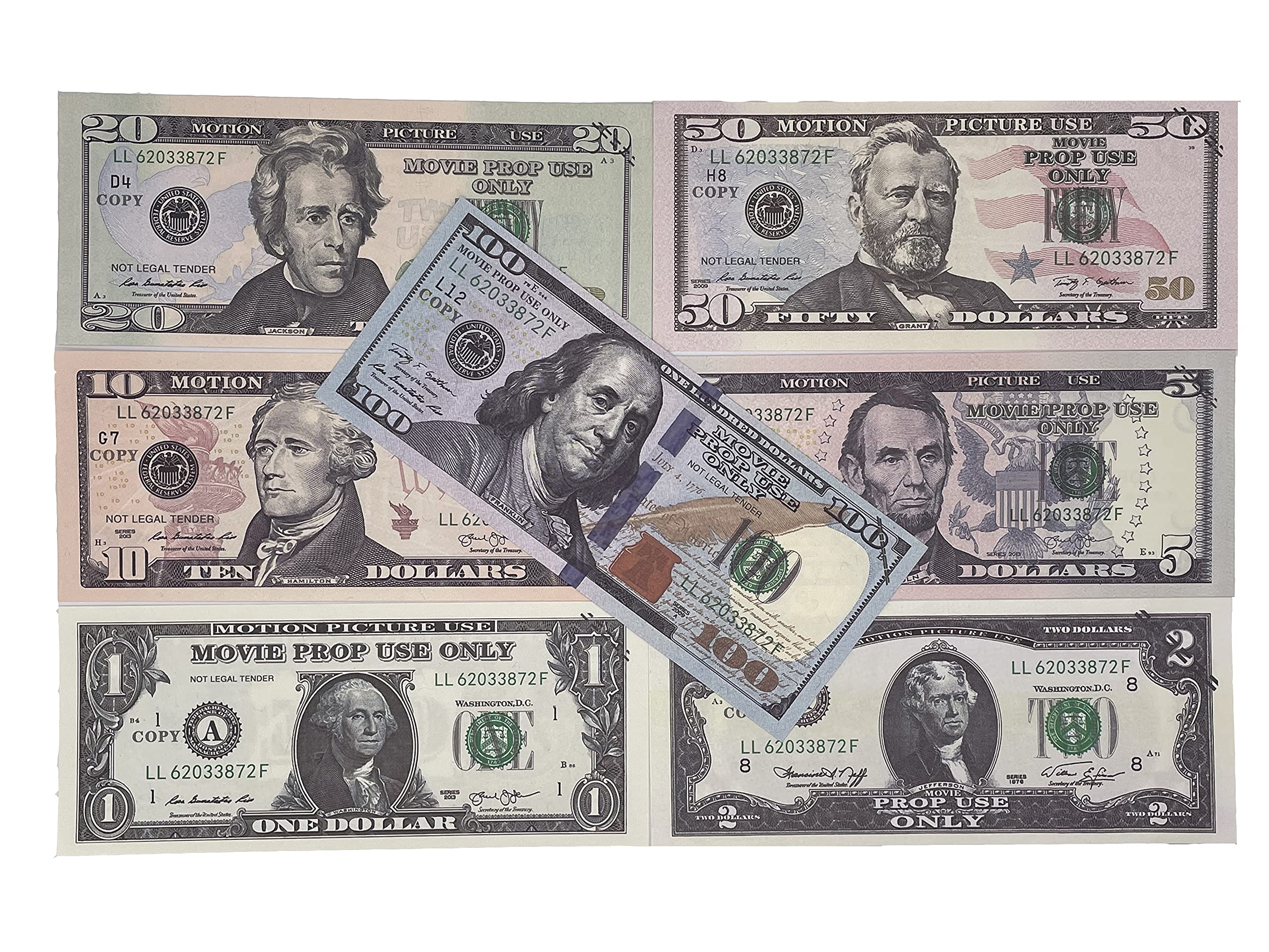 Buy Motion Picture Money Prop Money Full Dollar Bills,Game Money