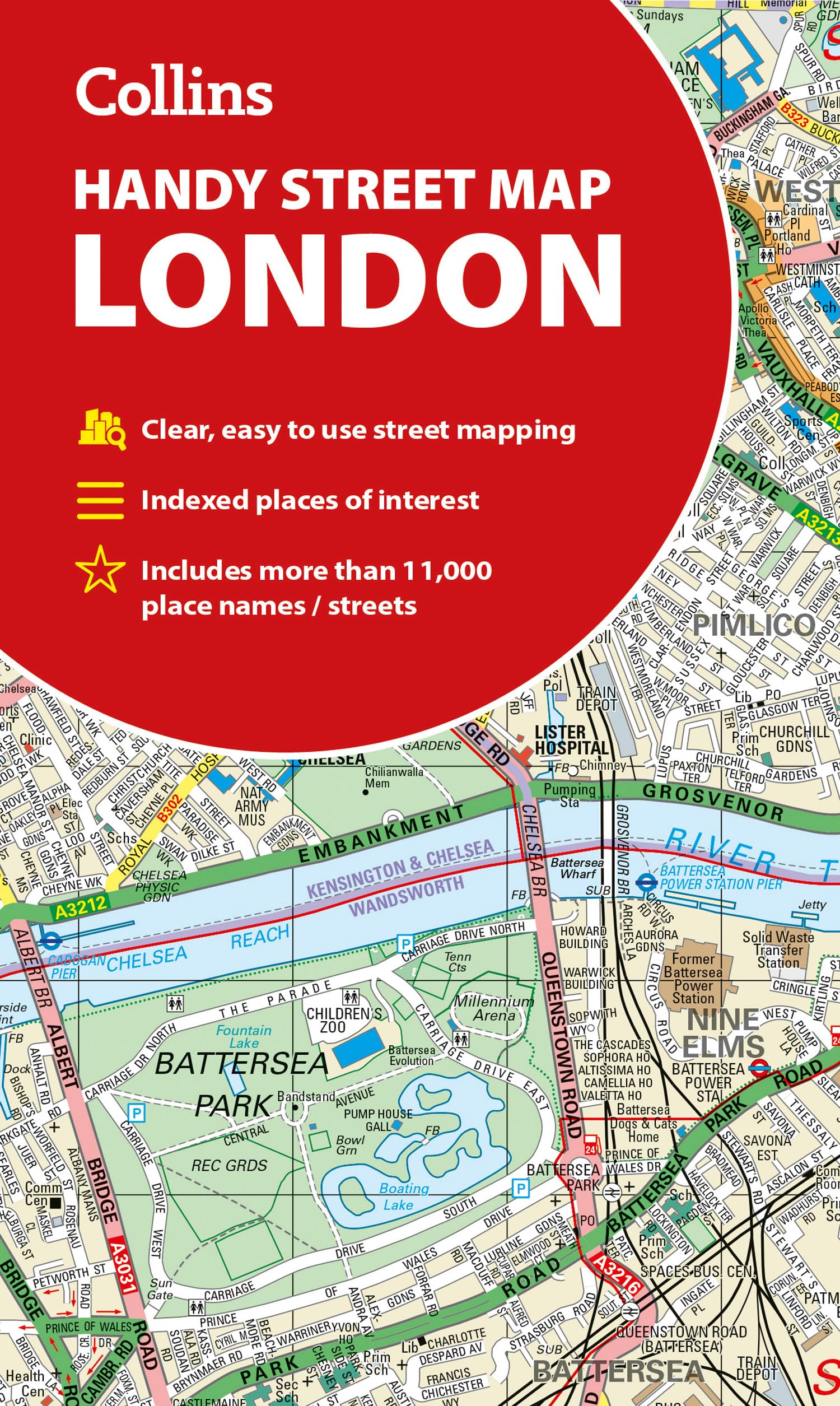 Collins London Handy Street Map: Discover new places in London