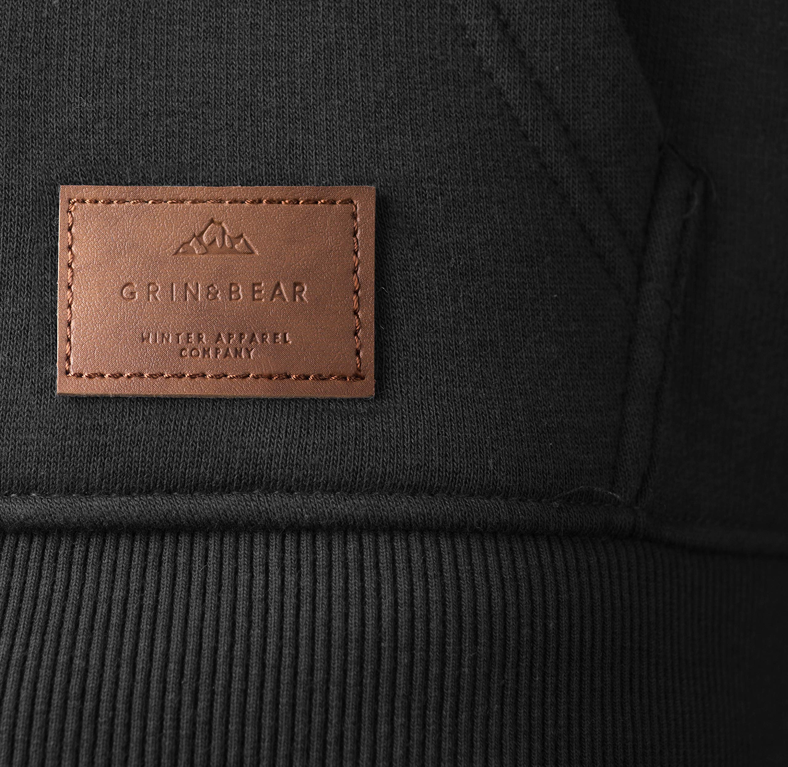 Grin&Bear Uomo | Felpa con Cappucio | Pullover Hoodie | GEC491