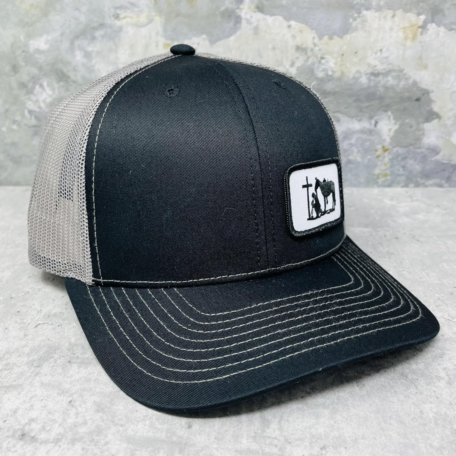 DALLY Up Christian Praying Cowboy Western Lifestyle Adjustable Snapback Hat