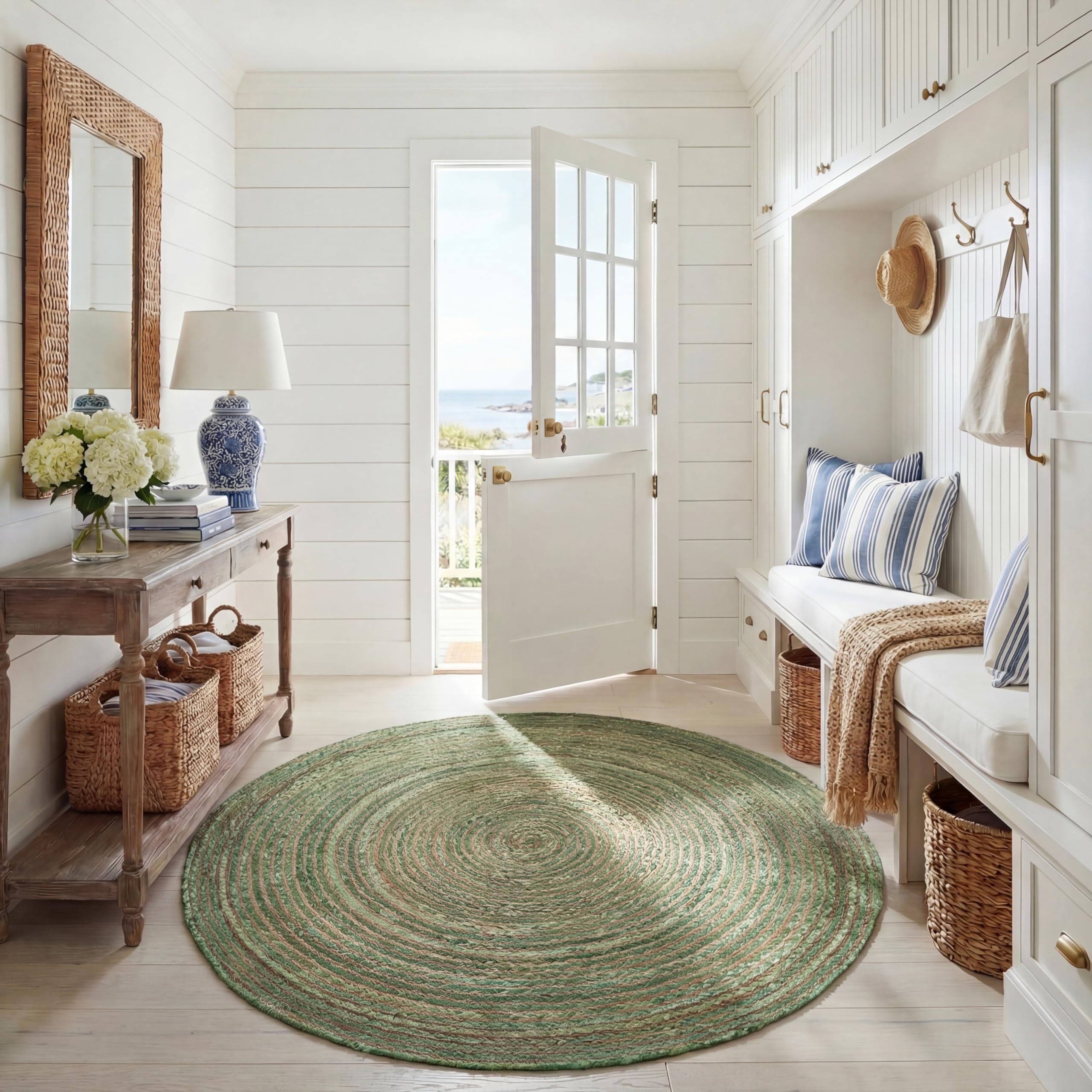Amazon.com: SAFAVIEH Area Rug 6x9 Oval- Cape Cod Collection