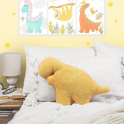 Miniatura 3 de T-Rex - Almohada de peluche de pepita de pollo T-Rex de 19 pulgadas, divertido y extraño regalo para niños, adultos, novia, novio, cumpleaños,