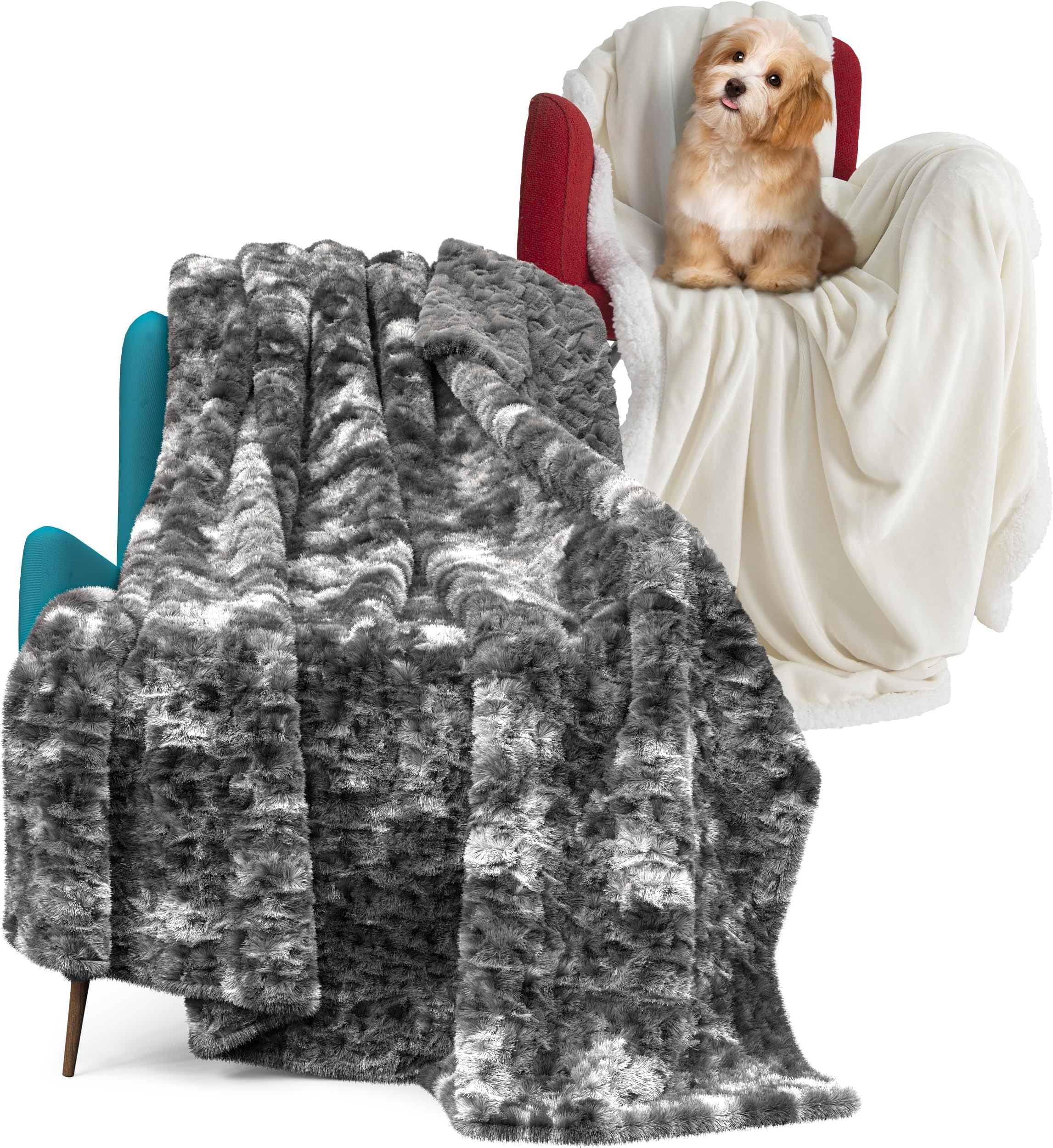 Everlasting Comfort Throw Blanket & Sherpa Fleece Blanket