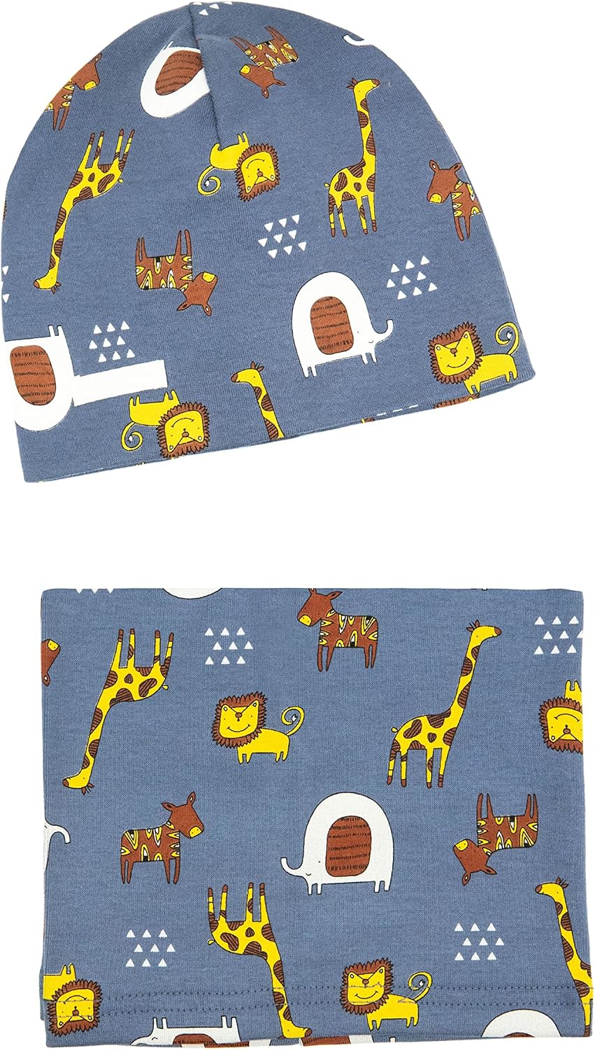 Scarf set: animal giraffe
