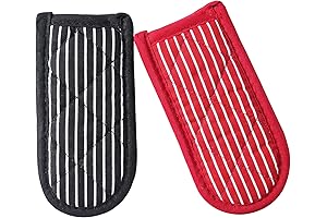 Silicone Cast Iron Skillet Handle Covers for Scalding Hot Handles, Heat Resistant...