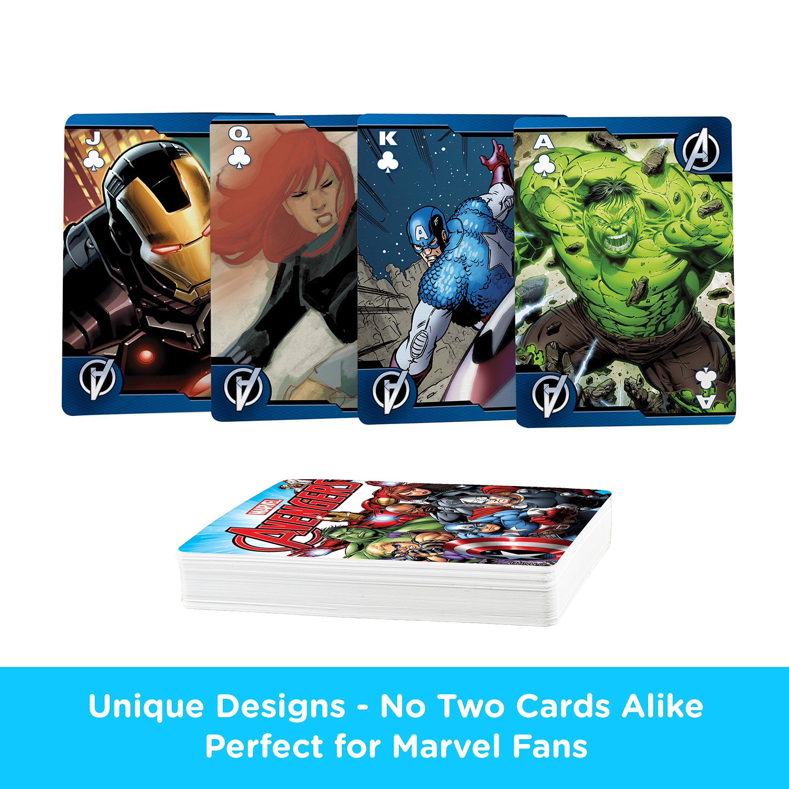 AQUARIUS Marvel Avengers Playing Cards Avengers Themed Deck of Cards