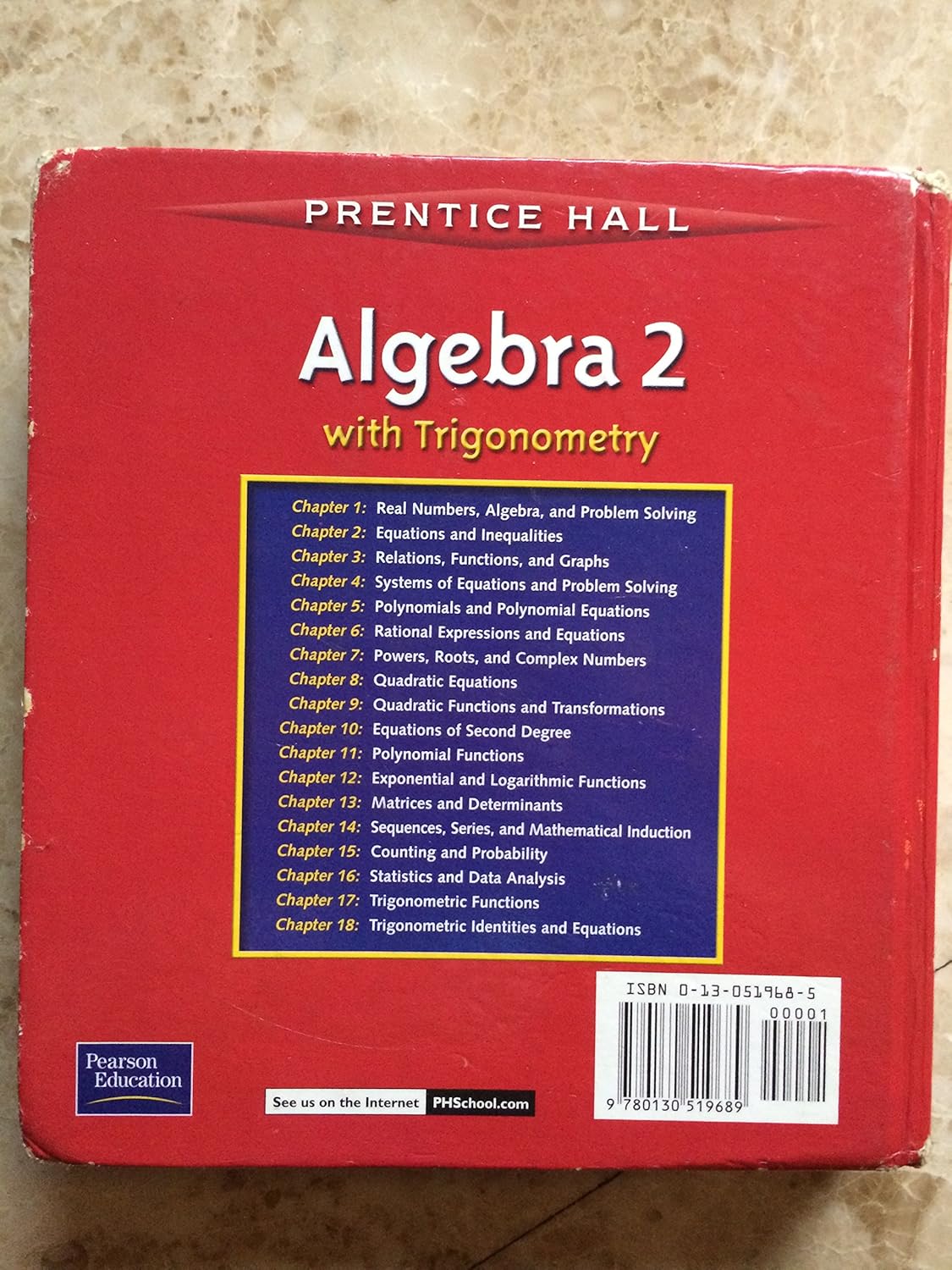 Algebra 2 With Trigonometry      Hardcover – January 1, 2001