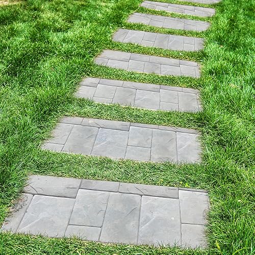 Miniatura 26 de VEVOR Piel de textura de hormigón, juego de alfombrillas de sellos de hormigón de 24 x 24 pulgadas, alfombrillas de poliuretano para estampado