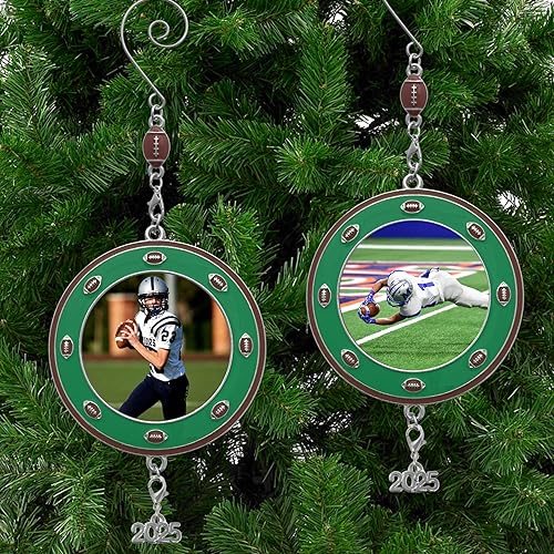 Miniatura 4 de Adorno de Navidad con fecha de 2023  Recuerdo de jugador deportivo  Bolsa de regaloalmacenamiento incluida  Juego de 2