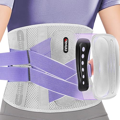 Miniatura 9 de Soporte de espalda para dolor de espalda baja con sistema de apoyo biónico potente 8X, cinturón de soporte de espalda para hombres y mujeres