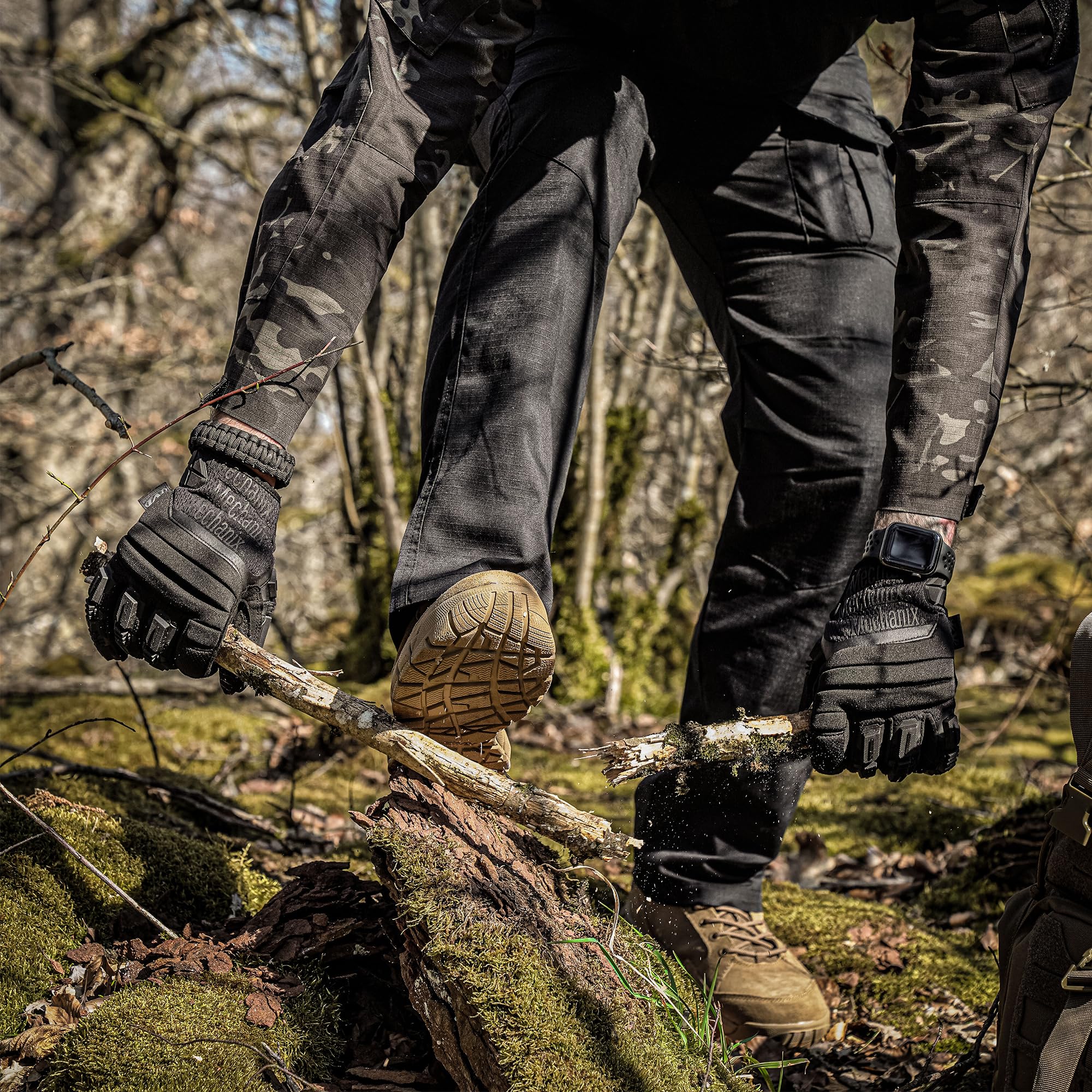 Men's 8 inch Tactical Boots Outdoor Casual Lightweight Coyote Military Boots for Hiking Work Combat