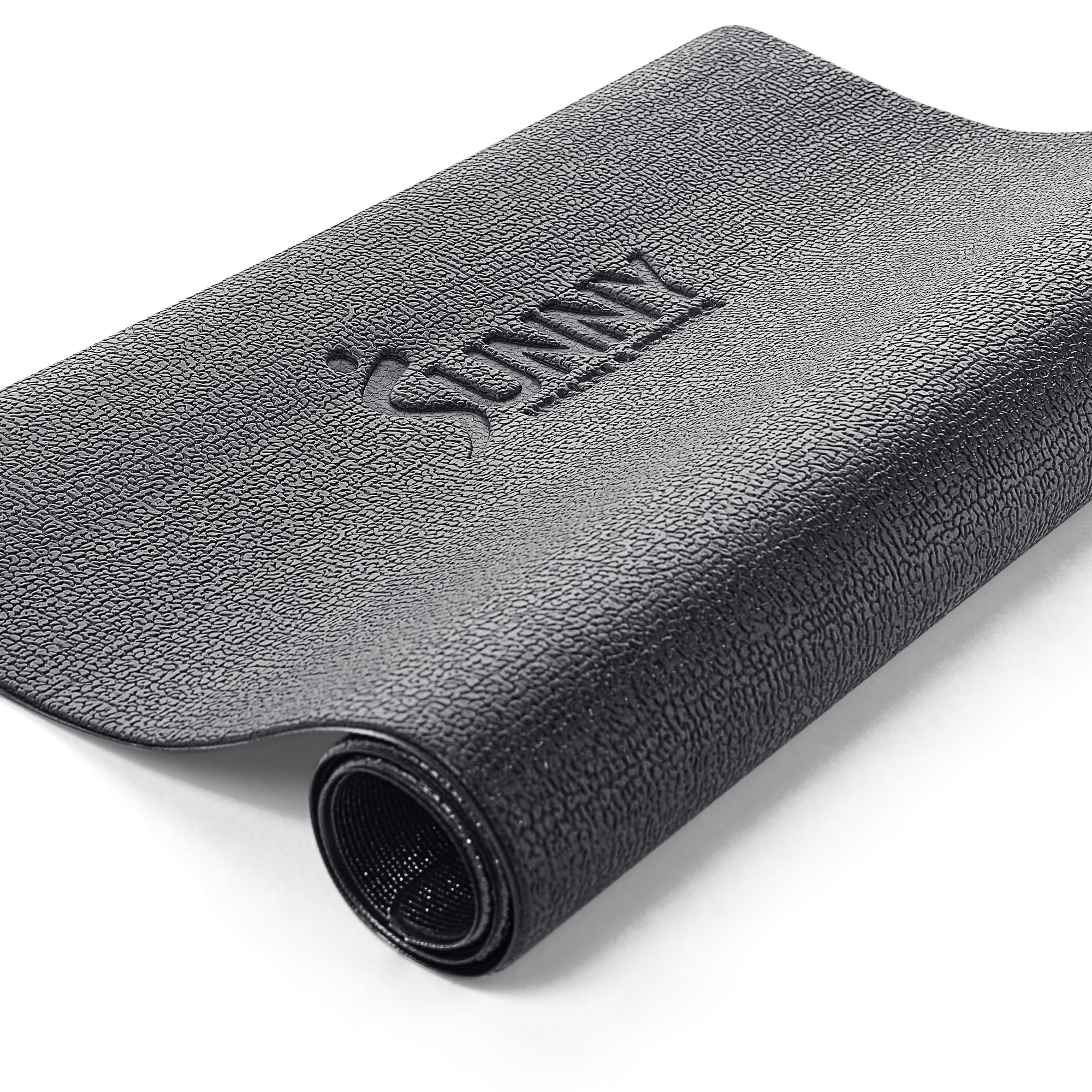 Sunny Health & Fitness Mini Stepper, Stepper de bajo Impacto, Equipo de Cardio con Bandas de Resistencia y tapete Protector de Espuma para Gimnasio en casa