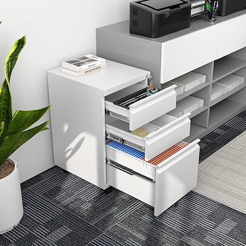 Vista 61 de SUXXAN Archivador de 4 cajones, gabinete de almacenamiento vertical de metal con cerradura, archivador vertical de acero para oficina y hogar