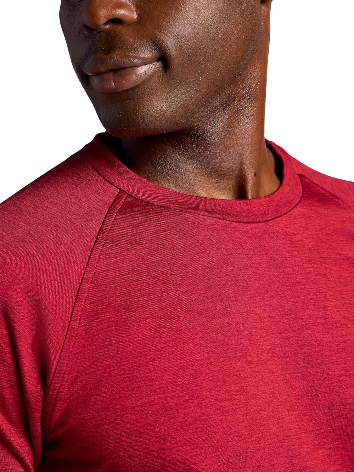 Gaiam Mens Power Long Sleeve Crewneck Top, Standard Fit, Stretch Heavyweight Fleece Material - Image 4
