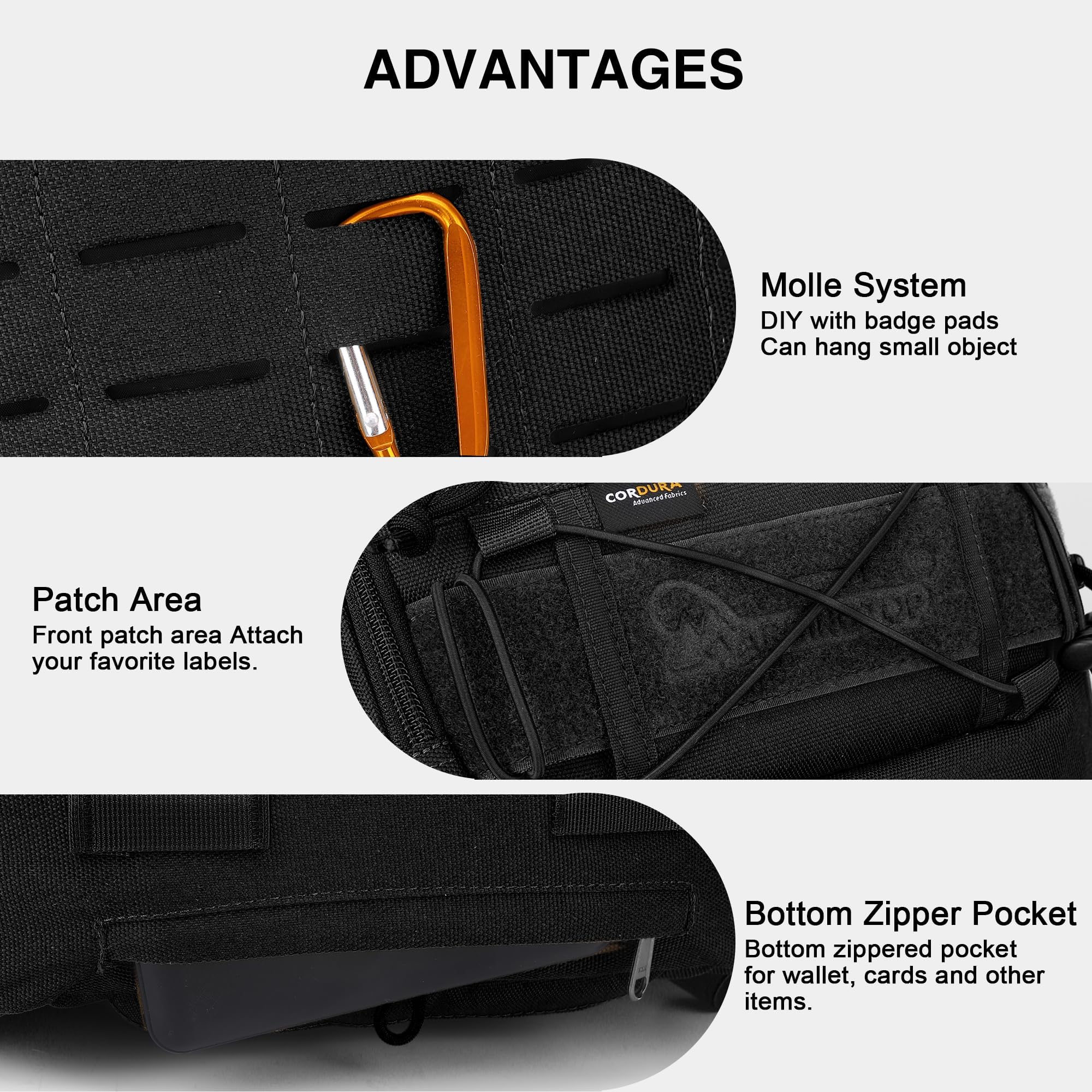 Mardingtop Molle 30 l plecak turystyczny, wojskowy, taktyczny plecak męski, plecak Cordura na wędrówki, kemping, trekking, wspinaczkę