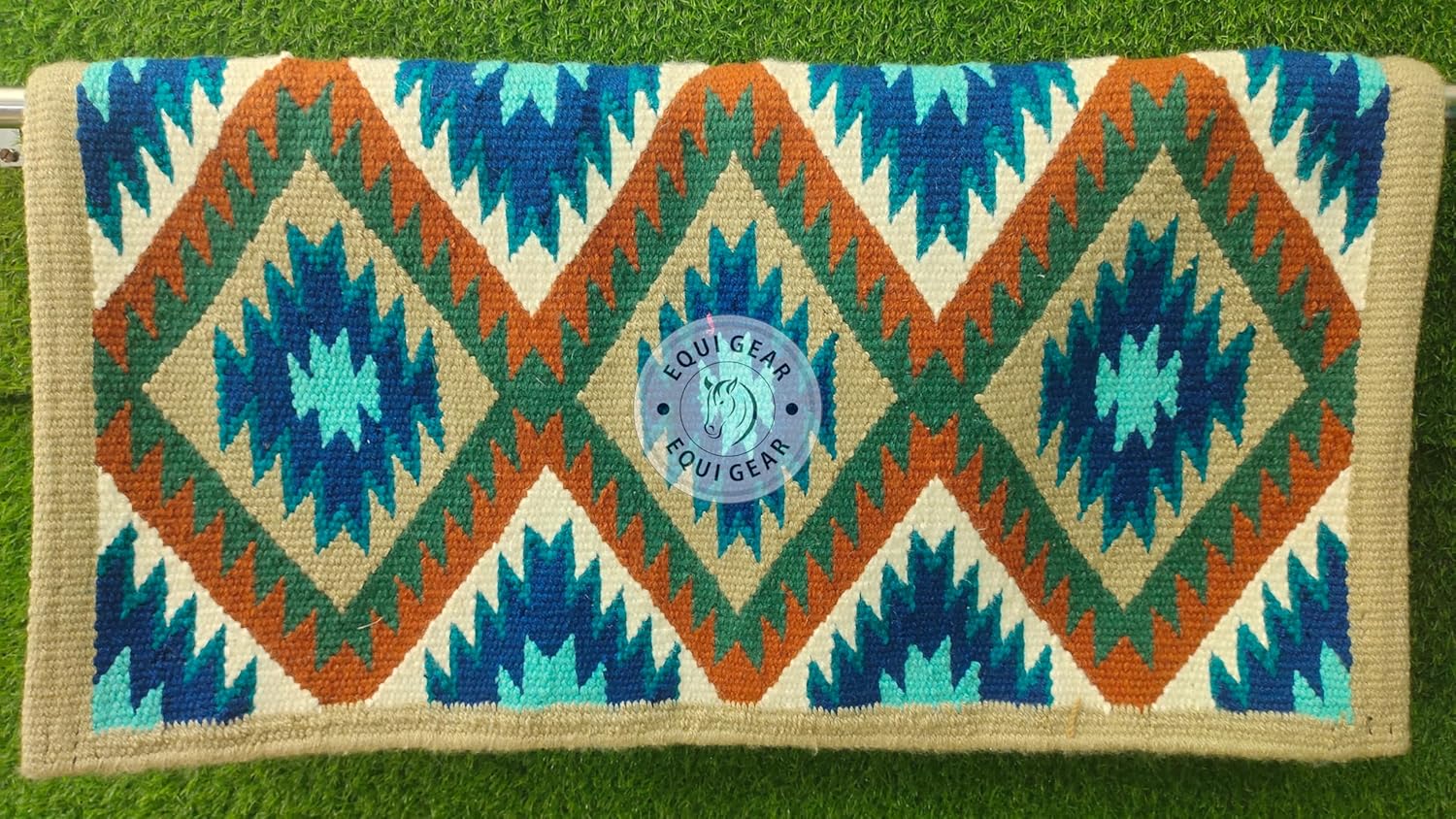Horse Western Show Saddle Blanket/New Zealand Wool Western Saddle Blanket Top Wool Pad Sensor Flex (Customization Available) N368