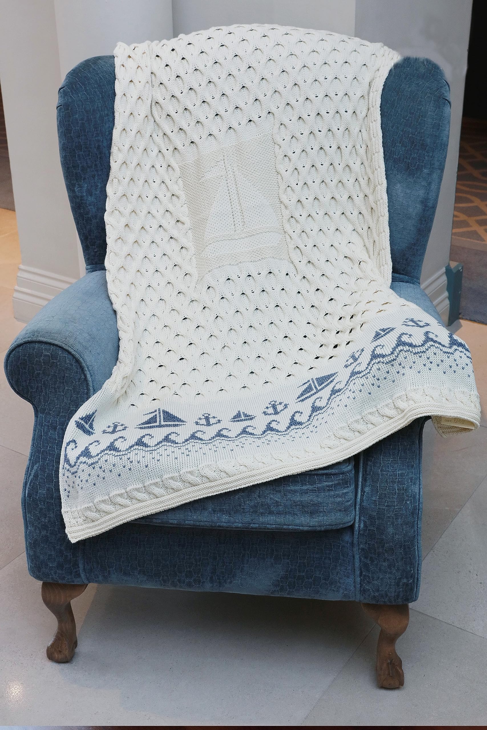 Couvre-lit en laine de mérinos Aran Woollen Mills pour des soirées cocooning au coin du feu