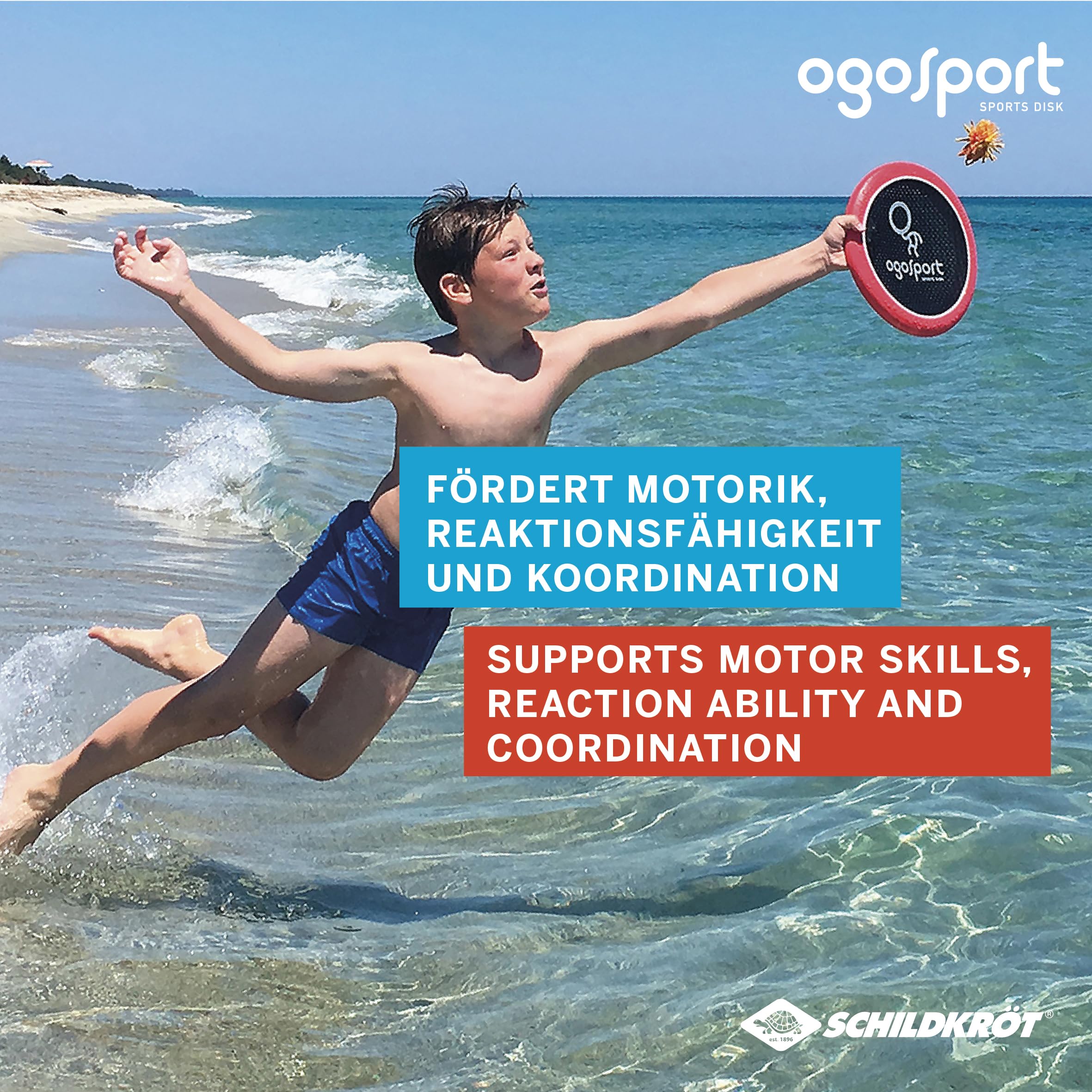 Schildkröt Ogo Sport Set, 2 Ogo Softdiscs Ø29cm, 1 Ball, Standardgrösse, der beliebte Spiel-Klassiker