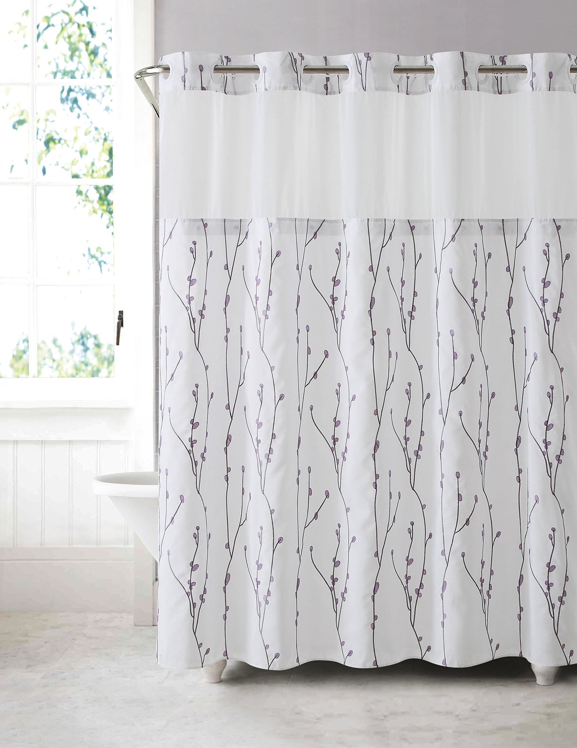 Lilac Shower Curtains Curtains & Drapes