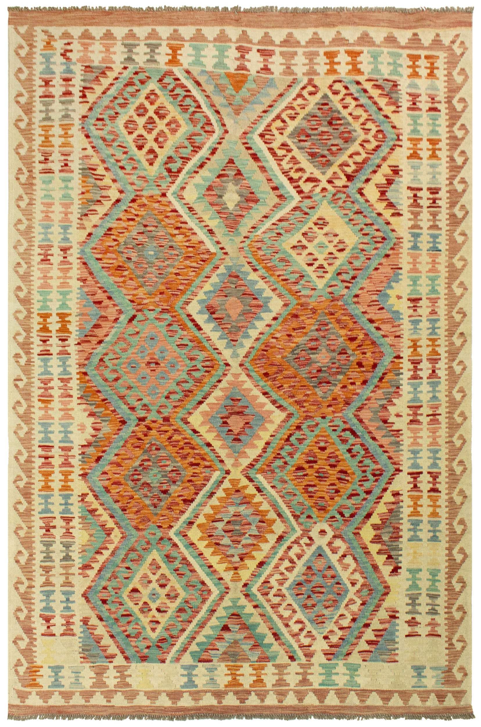 Tapis en laine fait main pour grand salon | Style unique Kilim