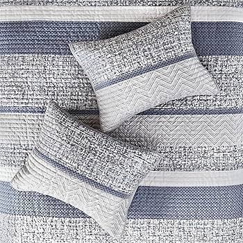 速達★Madison Park★Bennettキルトカバー4点set セミ/ダブル2色 Amazon.com: Madison Park Luxury Comforter Set-Traditional