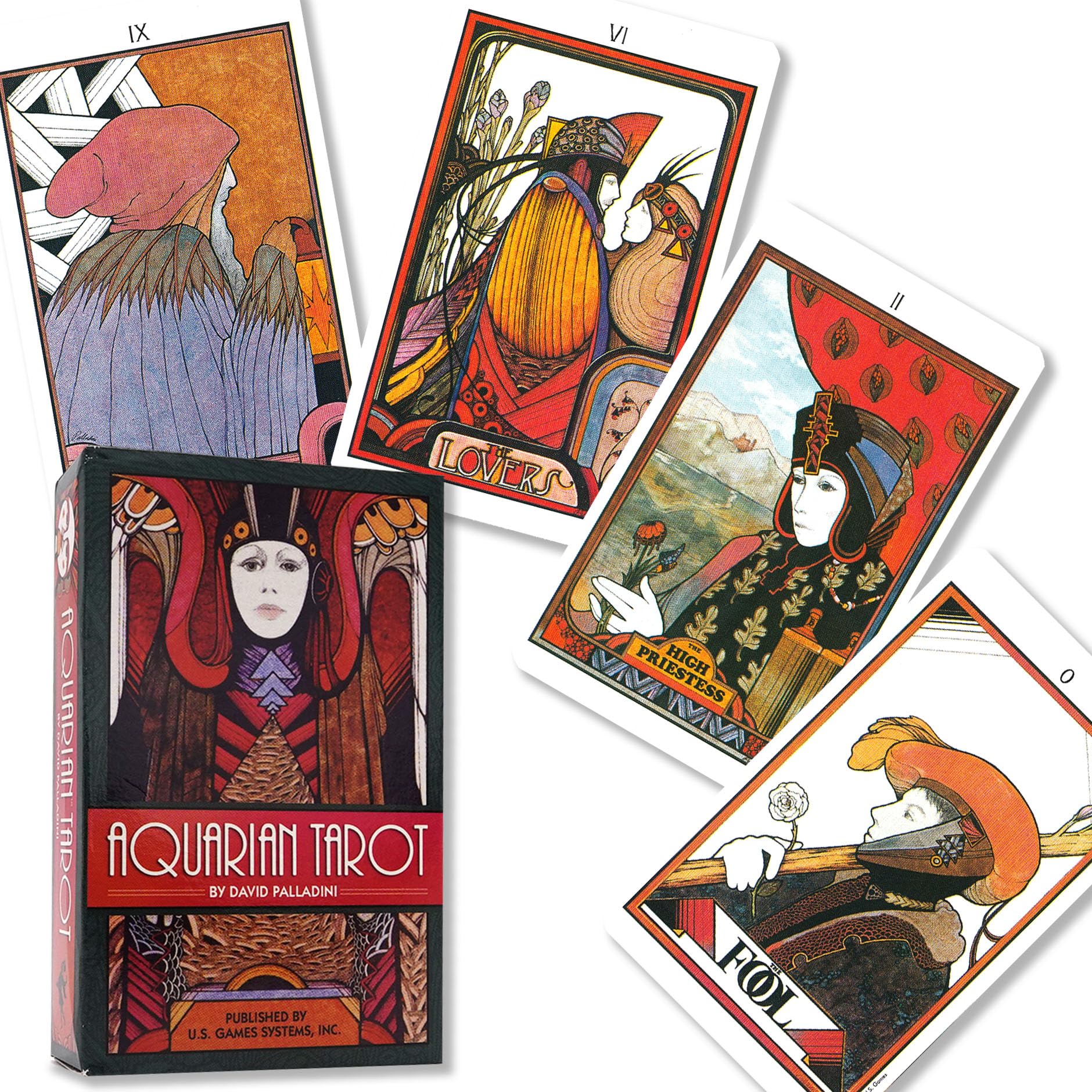 Amazon.co.jp: アクエリアン タロット デッキ Aquarian Tarot