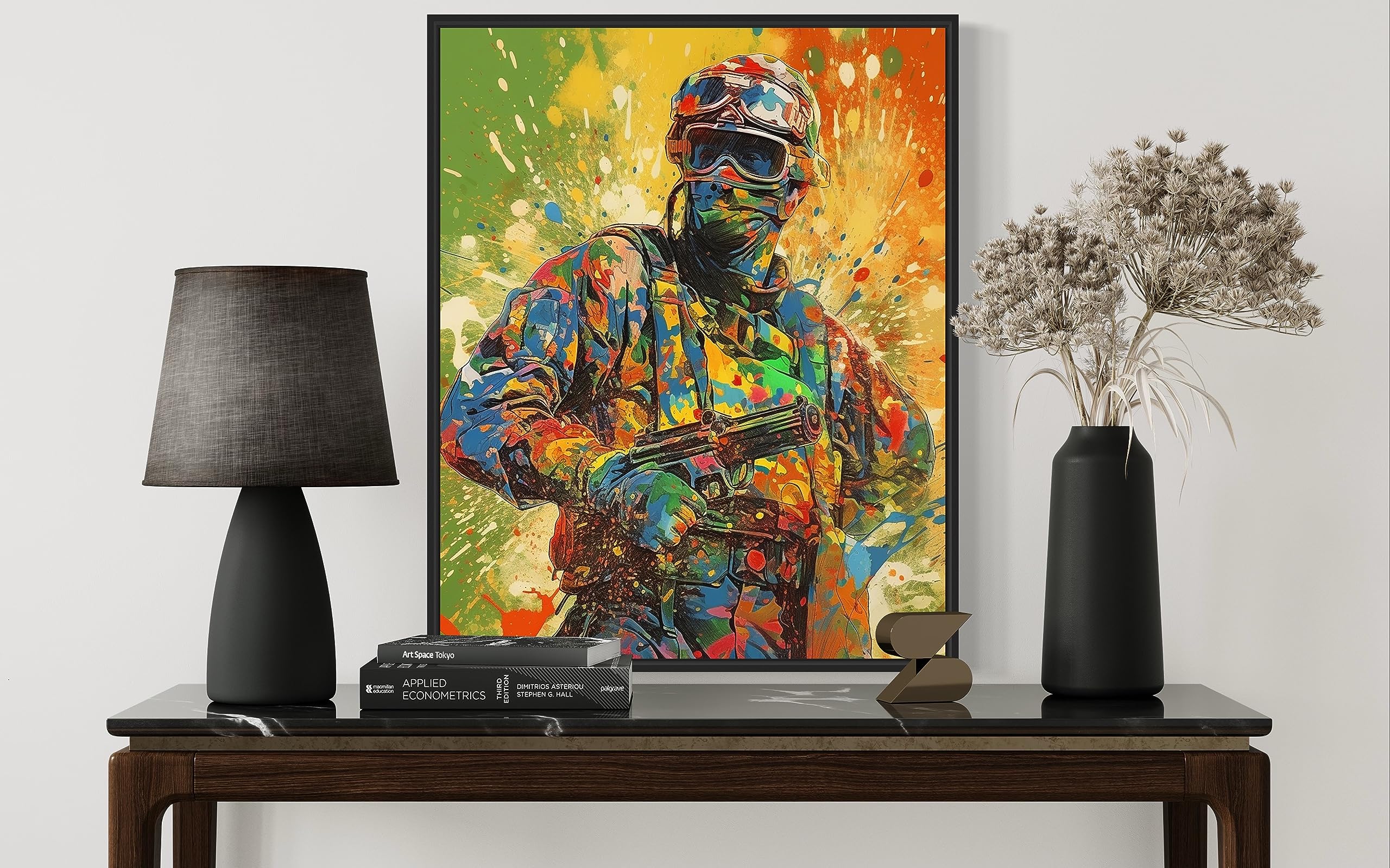 Amazon.com: Paintball Art Print Poster, Wall Art Painting Decor