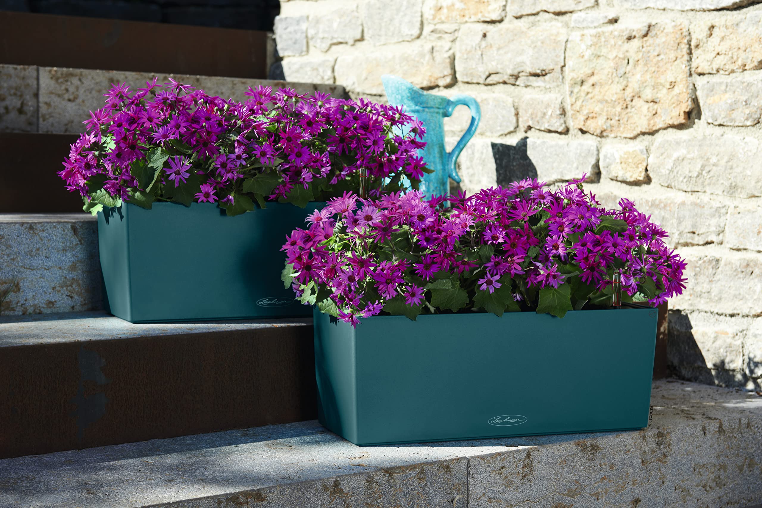 LECHUZA Plantenbak 1 Zwart 35 x 23 cm hangplantenbak
