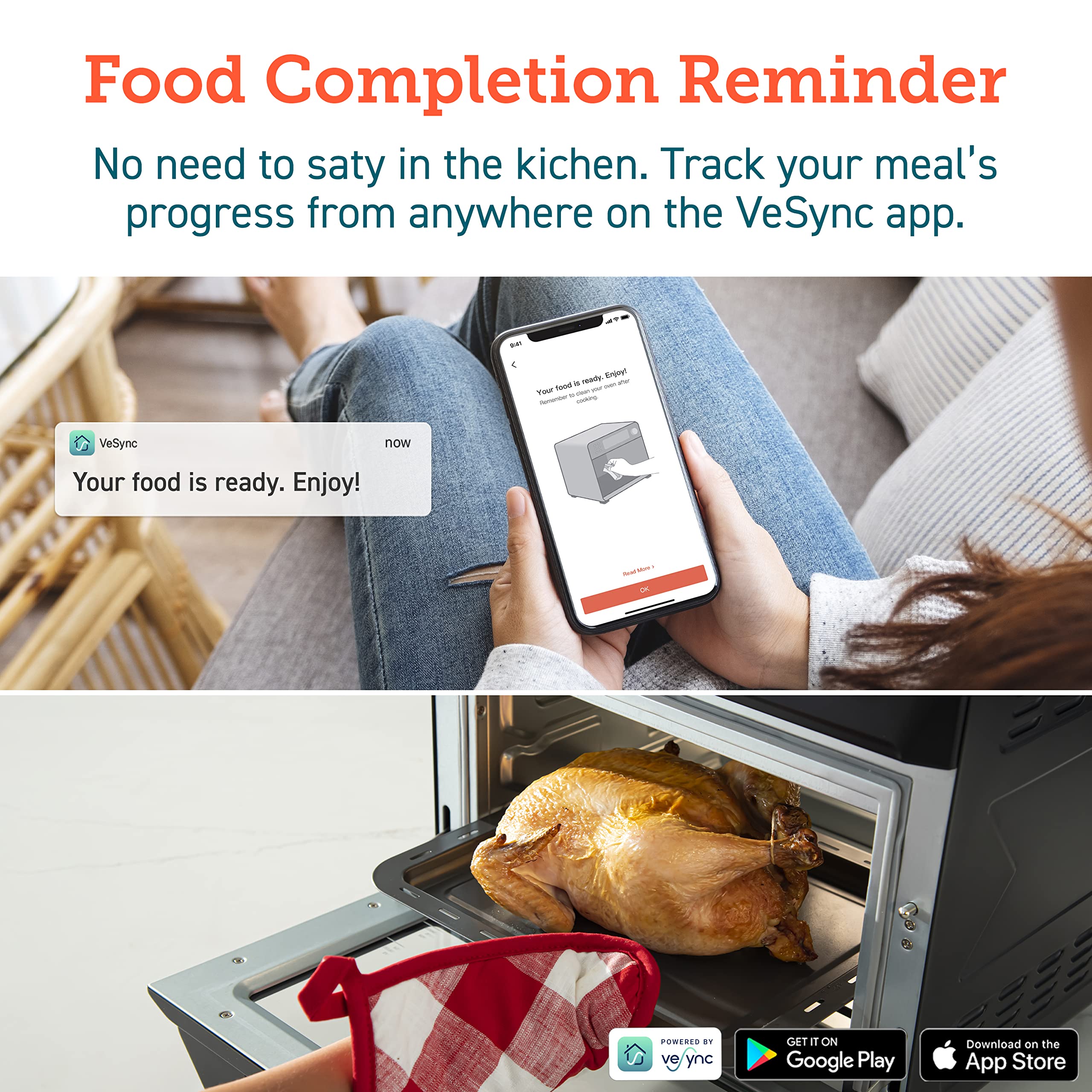 COSORI Air Fryer Toaster Oven 26.4QT, 12in1 Convection Ovens