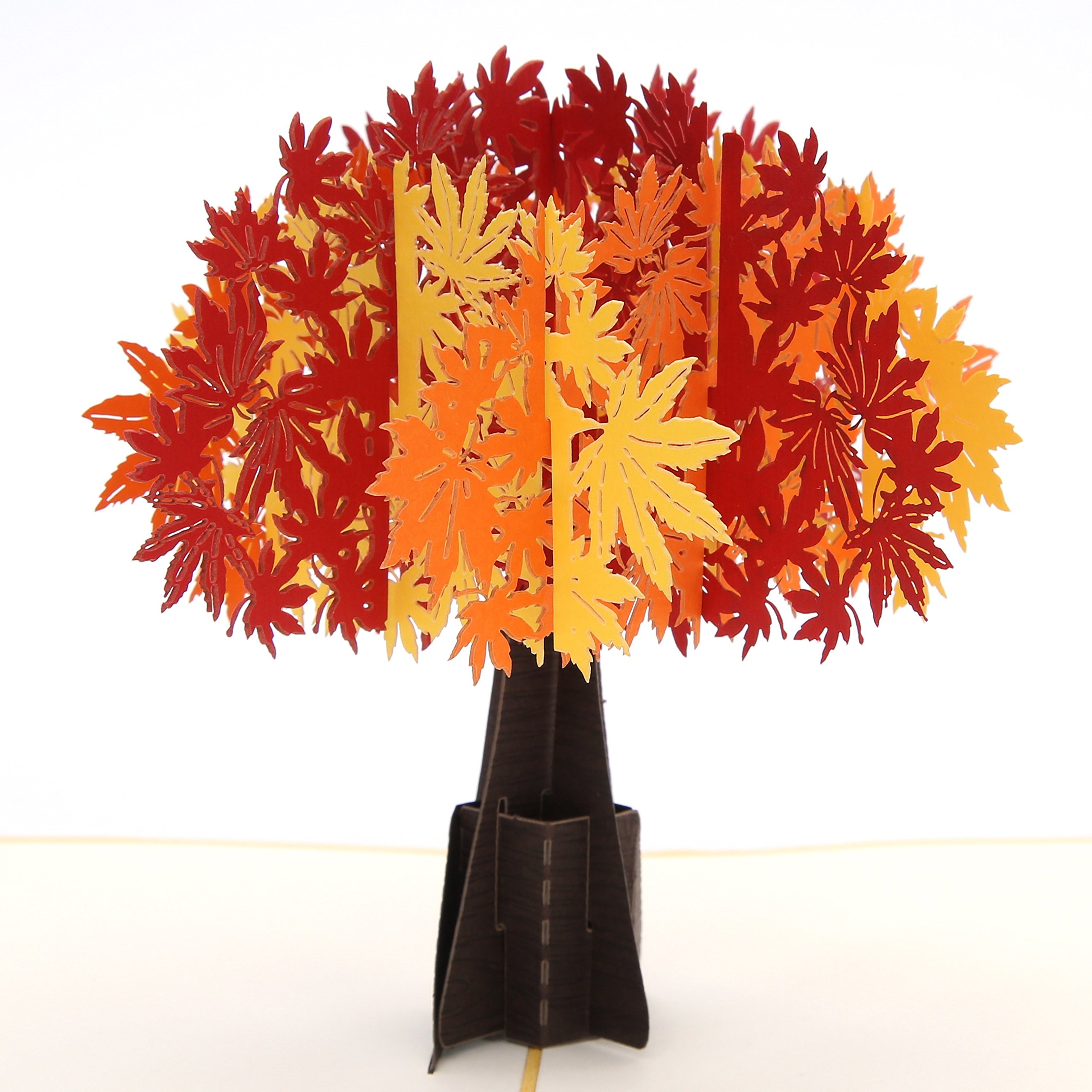 3D Pop-Up Karte Sommer Foliage – Handgemachte Grußkarte Für Geburtstag, Muttertag, Dankeschön