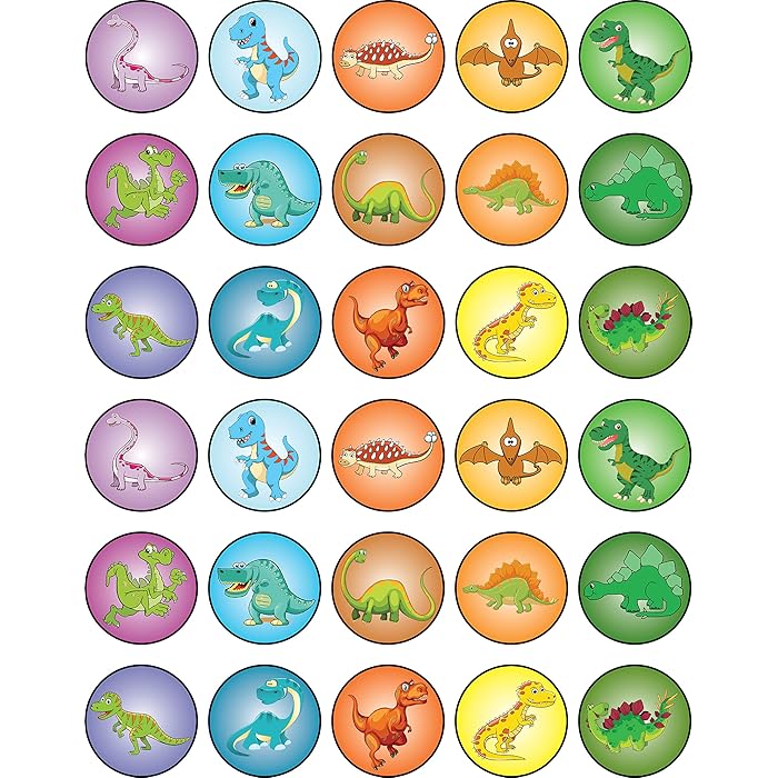 Buy 30 x Edible Cupcake Toppers Themed of Dinosaurs Collection of
