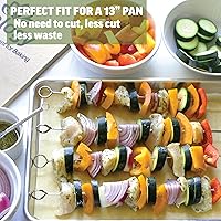 Vista 5 de Zenlogy 9x13 Parchment Paper (200 sheets) - Unbleached, High Heat, Non-stick, Pre-cut Baking Paper for Quarter Sheet Pans - Great for Baking