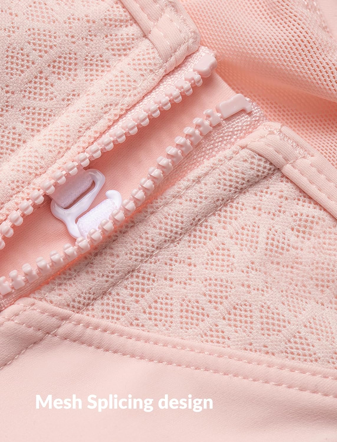 Yvette High Impact Sports Bras for Women Front Zip Supportive Running Bras for Large Bust Plus Size - Image 5