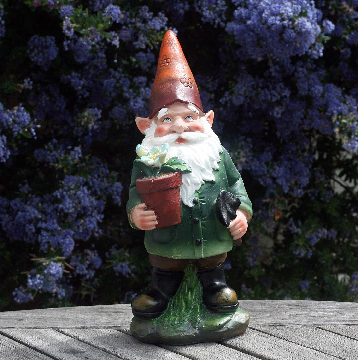 Traditonal Cheeky Charlie Gnome Garden decoration, garden gnome