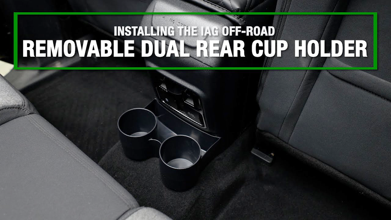 Tailgate Table IAG Removable Rear Dual Cup Holder Made In USA