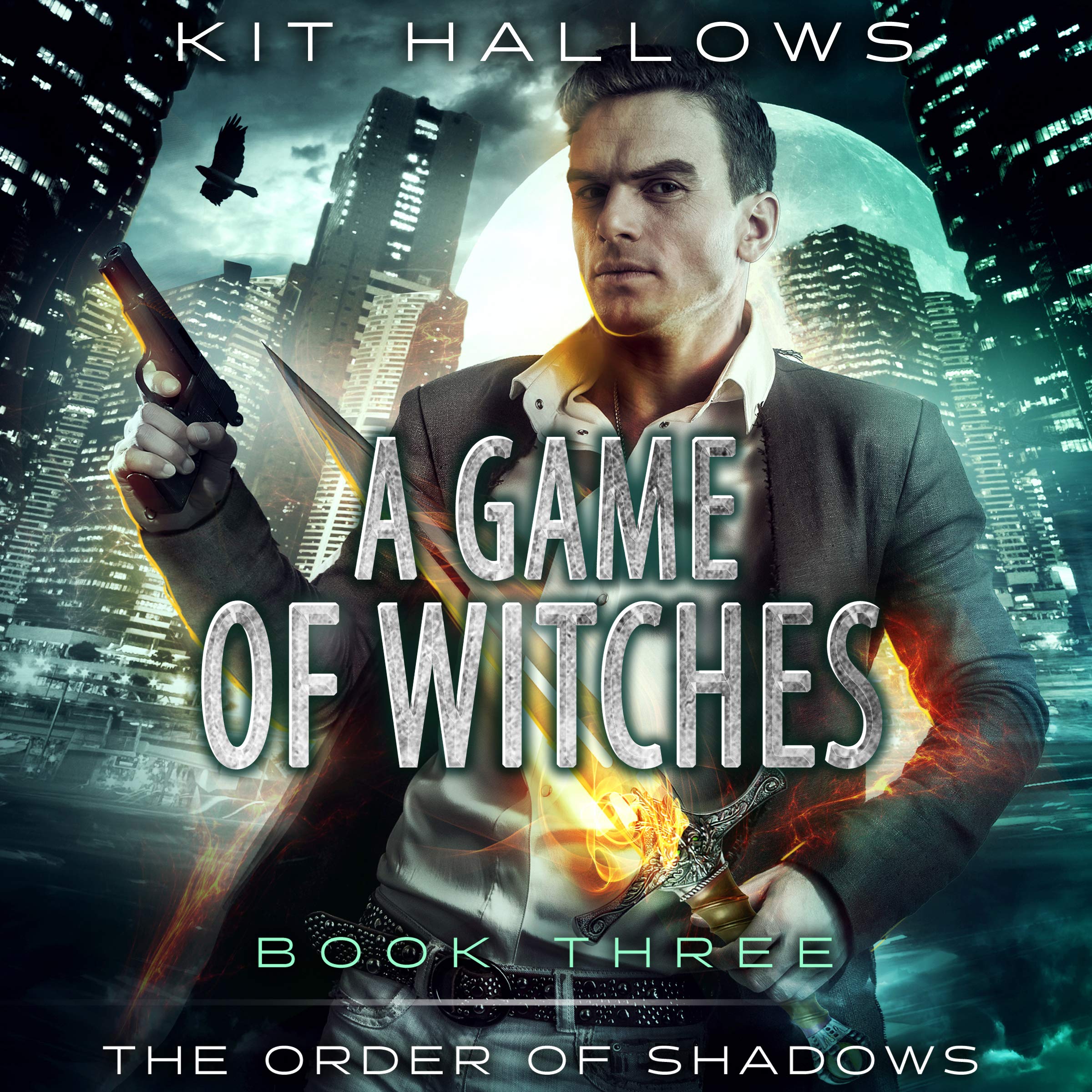 Cover art for A Game of Witches: A Morgan Rook Supernatural Thriller