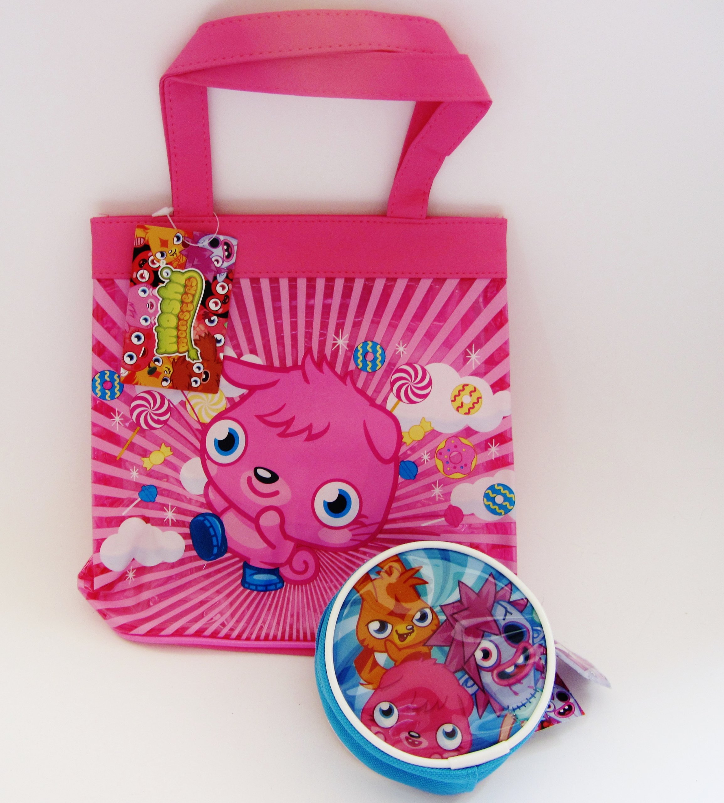 Moshi Monsters - Poppet Pink Handbag and Purse Gift Set : Amazon.co.uk:  Fashion