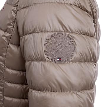 Tommy Hilfiger womens Lightweight Packable Puffer Jacket With Hood & Bag
