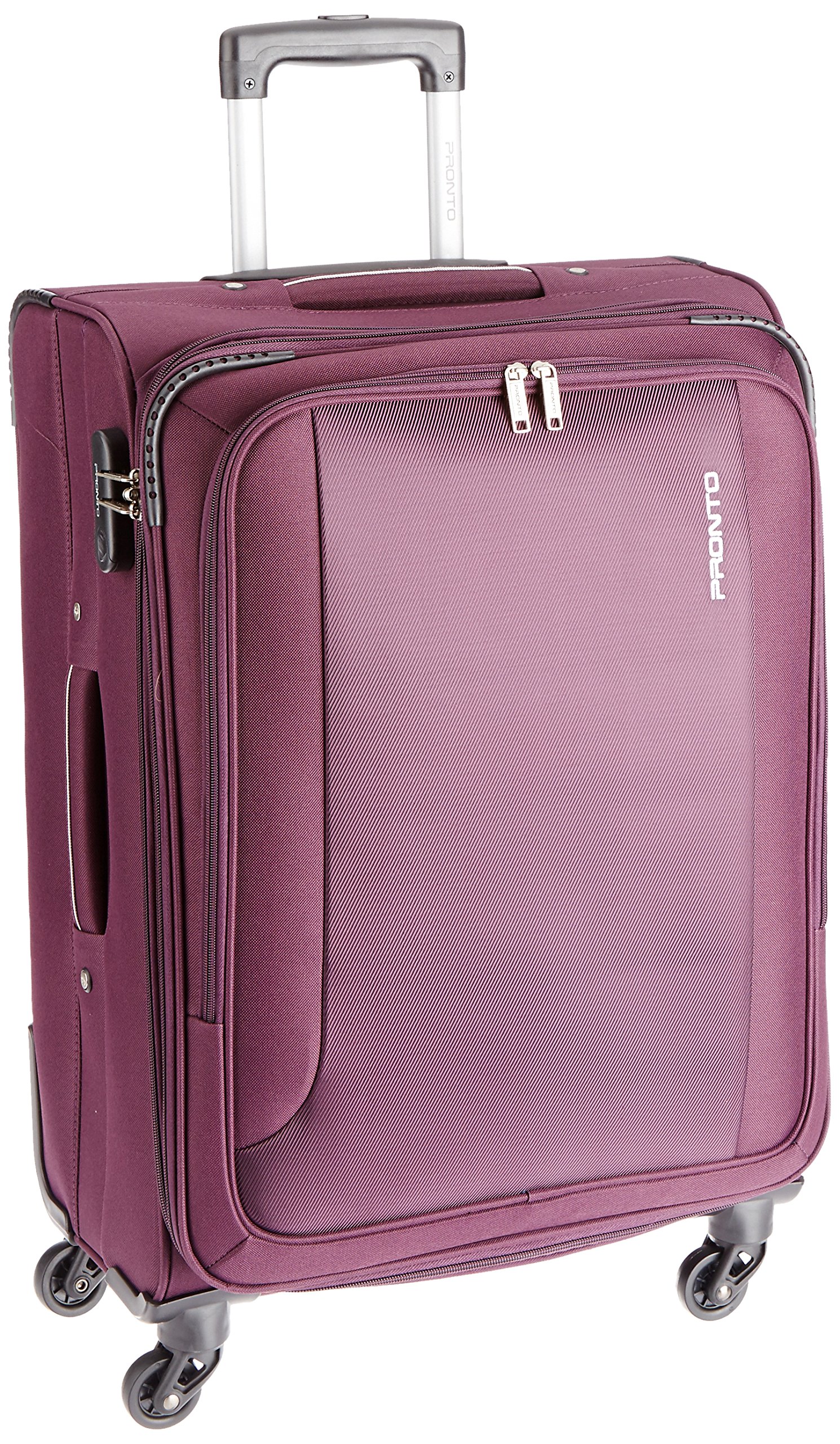 Pronto Space Polyester 57 Cms Purple Soft Sided Carry On