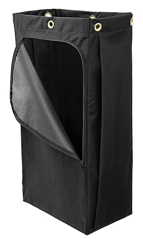 Miniatura 14 de Rubbermaid Commercial bolsa de carro de limpieza de gran capacidad, 34 galones, color amarillo, 1966881