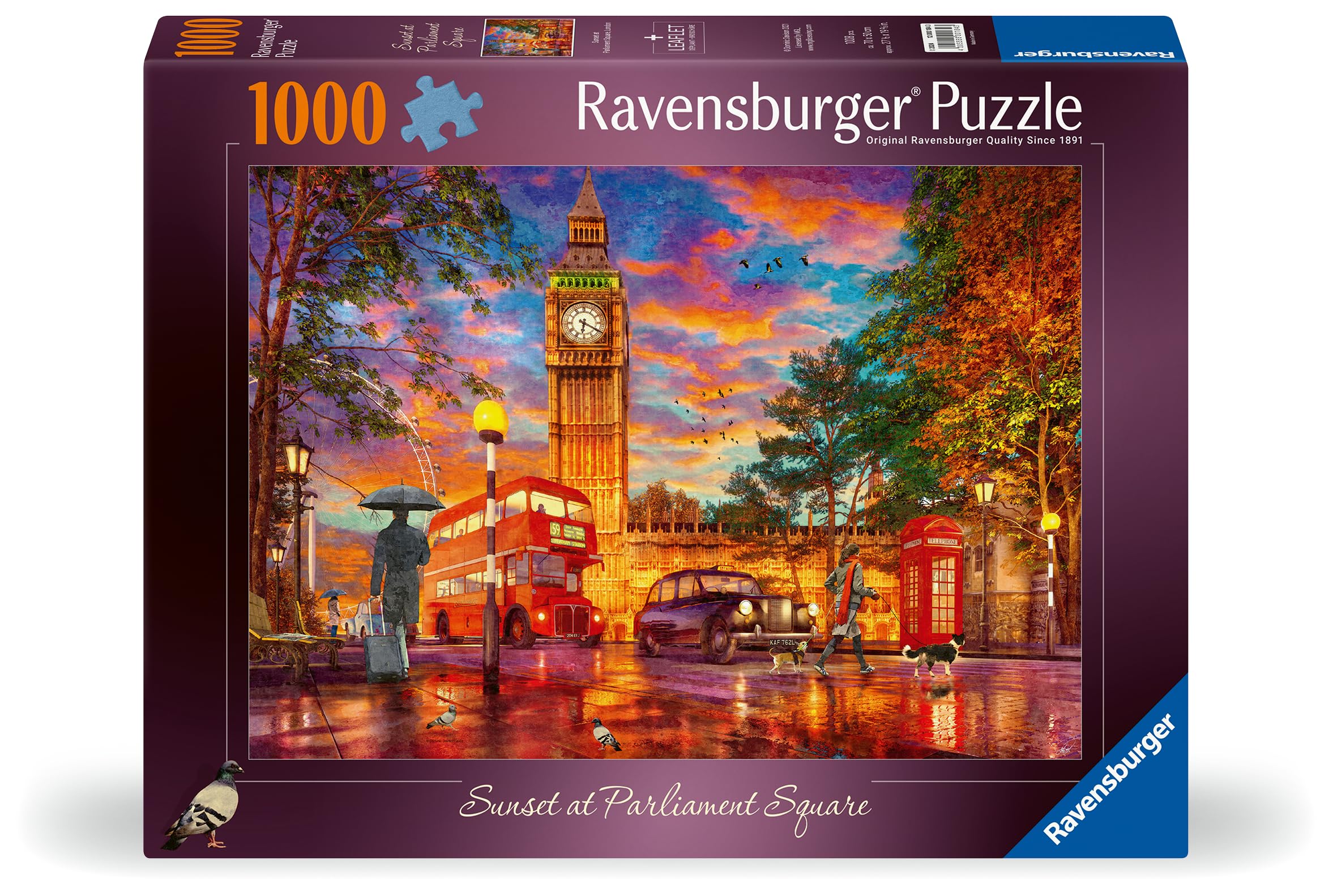 Ravensburger 12000184, Sunset at Parliament Square, 1000 pieces jigsaw puzzle, Puzzle for adults and kids age 14 years up - Image 2
