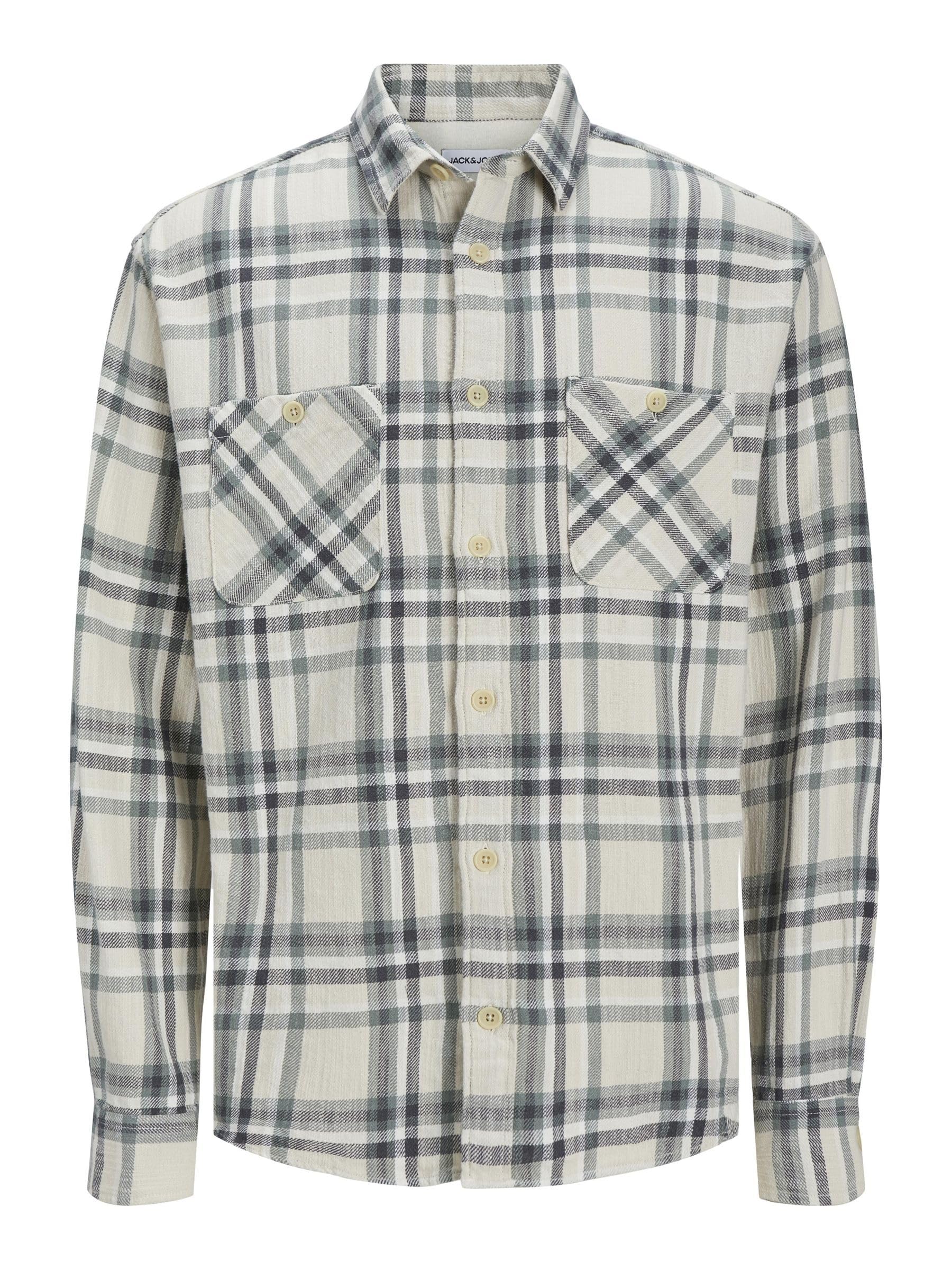 JACK & JONES Jjemichael Overshirt Ls Sn, Desert Sage, M