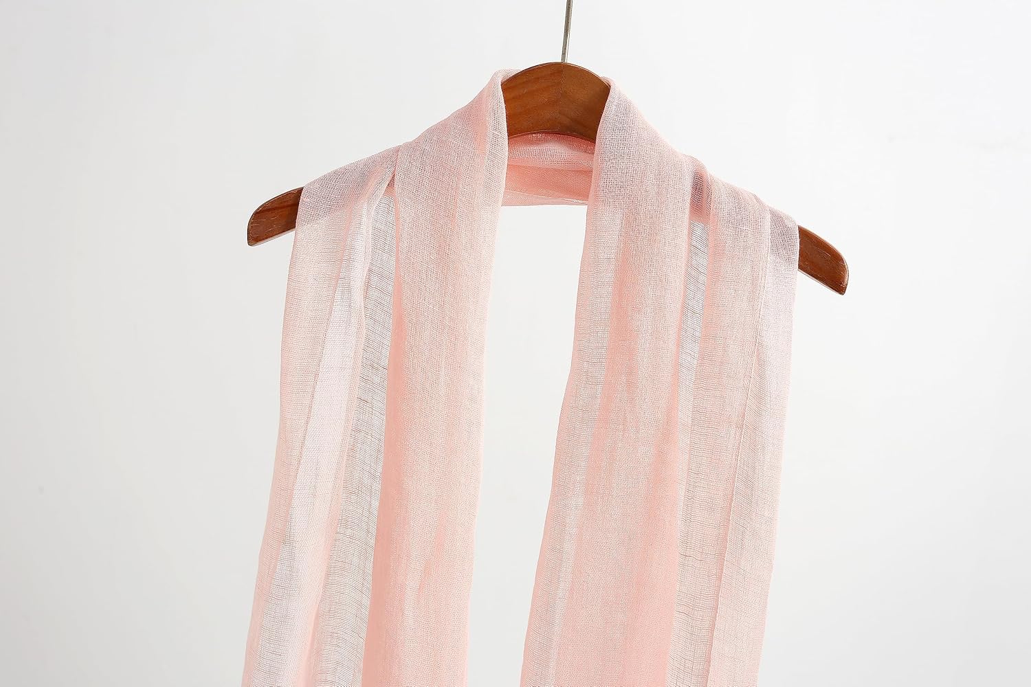 Jeelow Lightweight Summer Scarf Light Shawl Wrap Linen Feel Scarves For Men And Women - Image 8