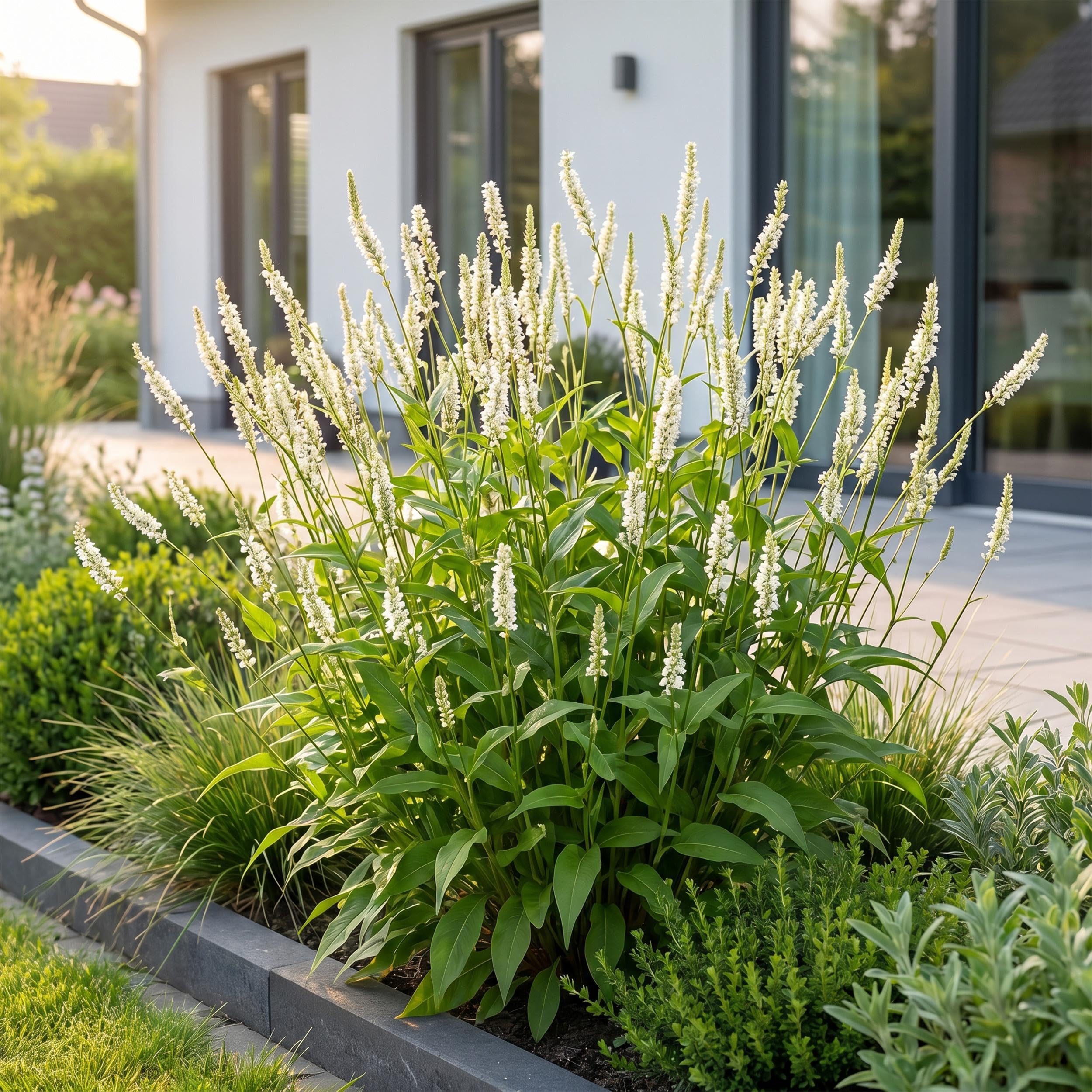 Persicaria ampl. Alba – rdest – cień – biały – 3 rośliny - 15-25cm - Ø11cm - Roślina ogrodowa