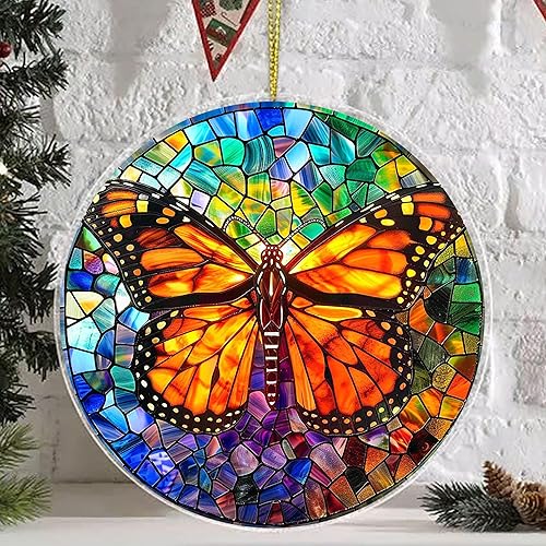 Miniatura 12 de Adorno de atrapasoles de cristal con diseño de mal de ojo, decoraciones de Navidad, adornos de Navidad para árbol, ideas de regalo de vacaciones,