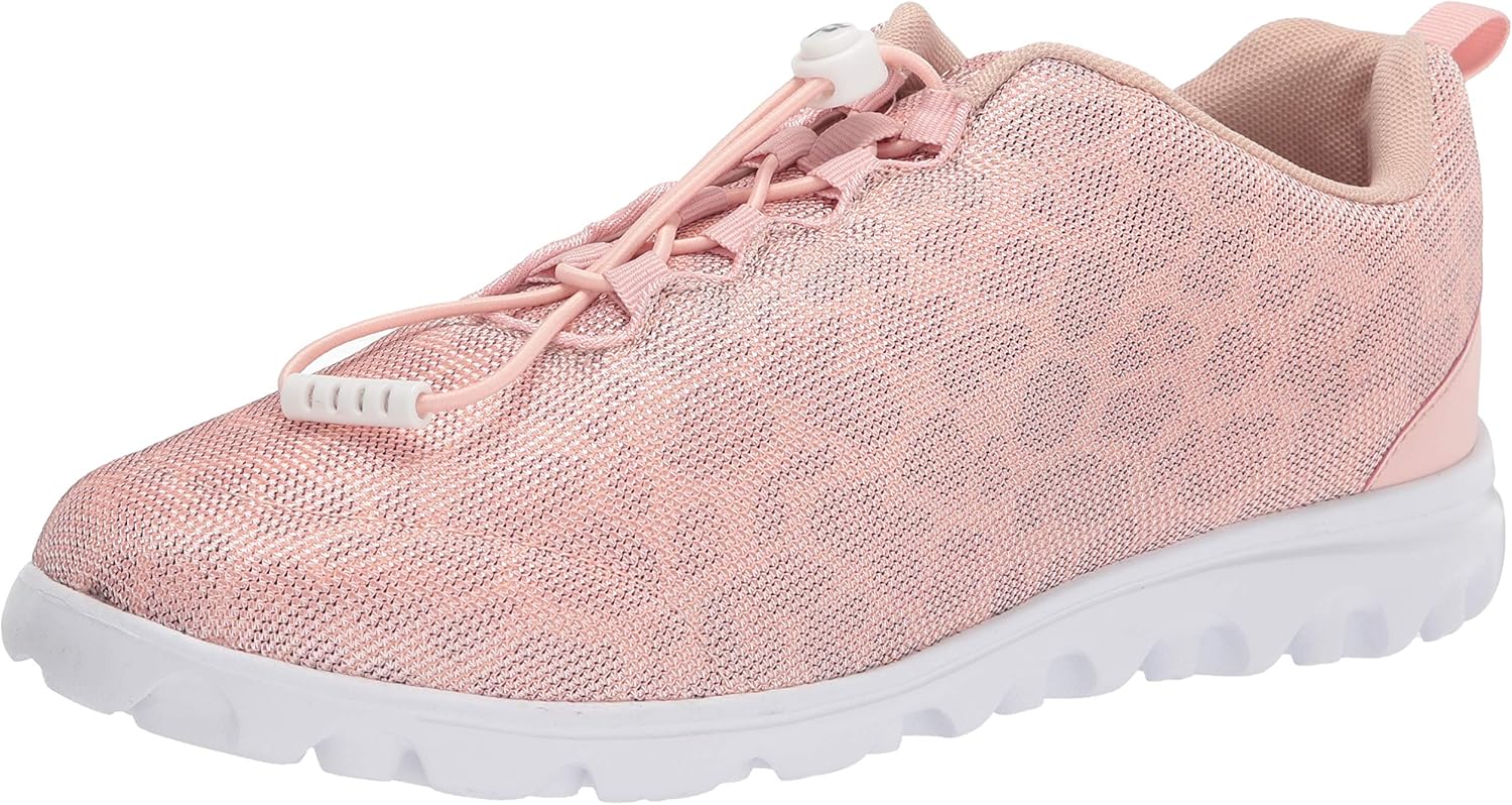 Propet Women's TravelActiv Safari Sneakers, Pink, 9 Narrow US