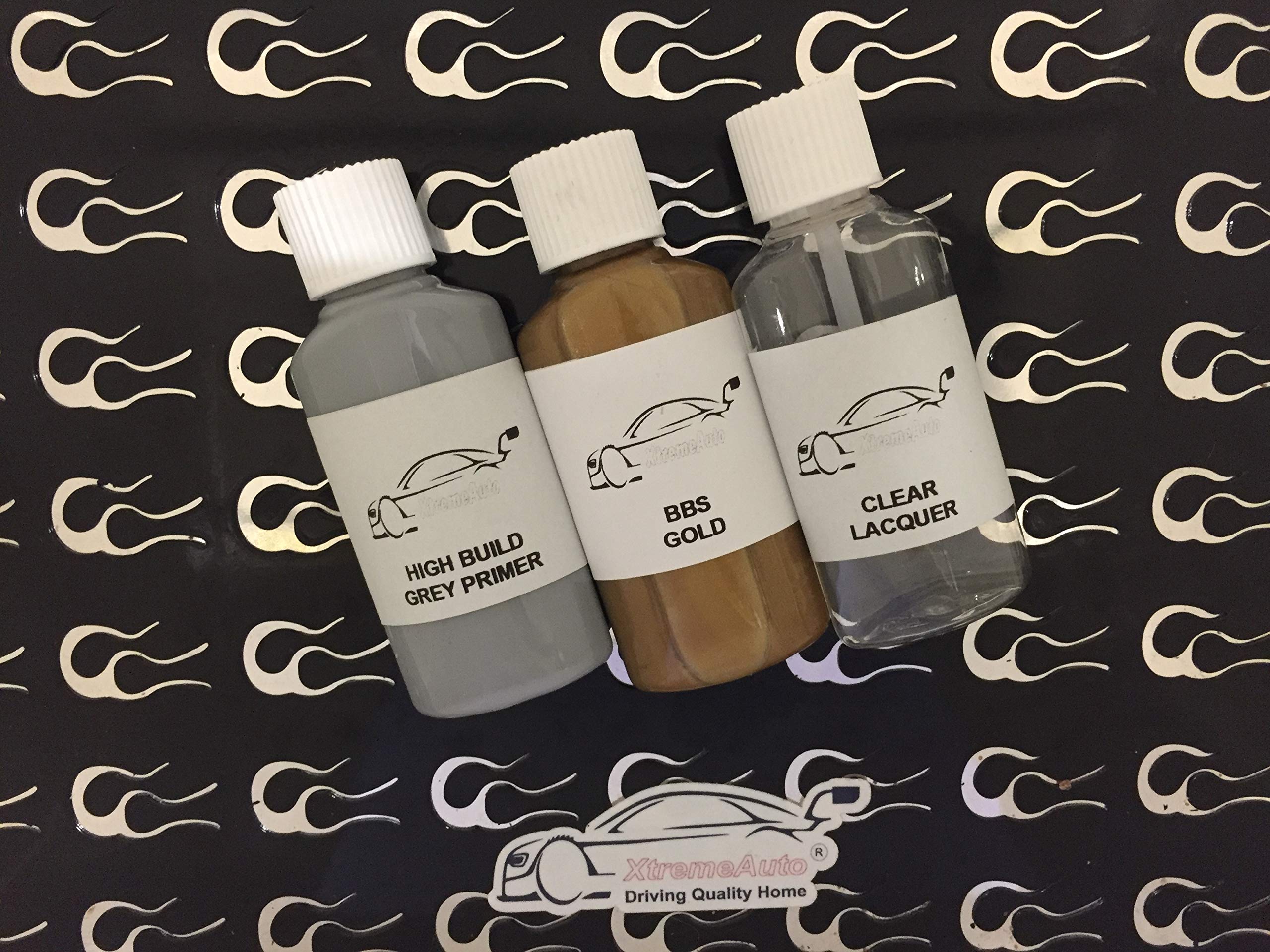Xtremeauto Touch Up, Lacquer & Primer Bbs Gold Alloy Wheel Paint Touch Up Repair Kit 30Ml Scratch Chip Curb Brush (Touch Up, Lacquer & Primer)