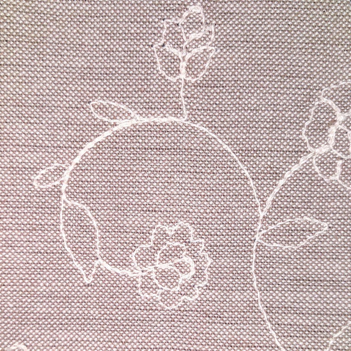 Candlewicking Taupe 12" Bulb Clip Fabric Lamp Shade by Raghu