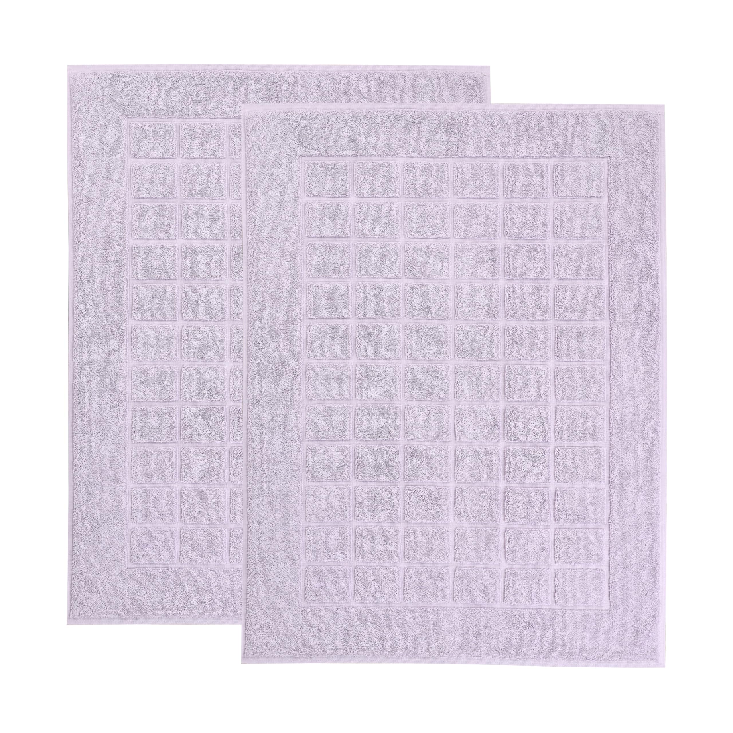 Superior 100% Cotton Bathmat Set, Bath Mats, Bathroom Decor, Shower, Bathtub Essentials, Home Accessories, Small Washable Rug, No Backing, Heavyweight