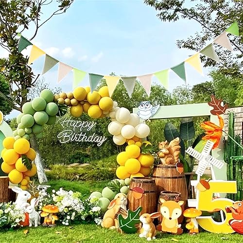 Miniatura 5 de Banderín de arpillera de imitación de 40 banderines de tela multicolor para compromiso, boda, cumpleaños, decoración de despedida de soltera